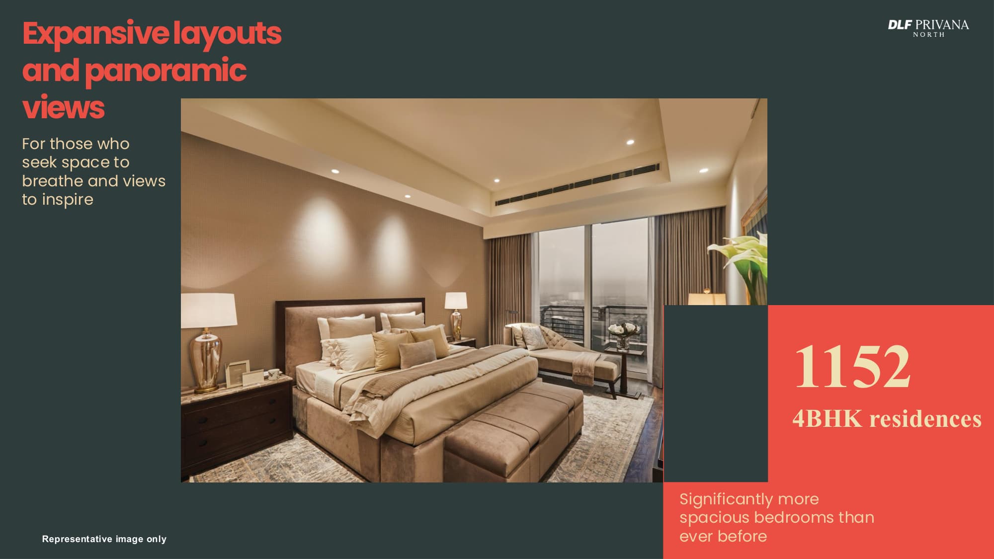 Expansive layouts and panoramic views — DLF Privana North