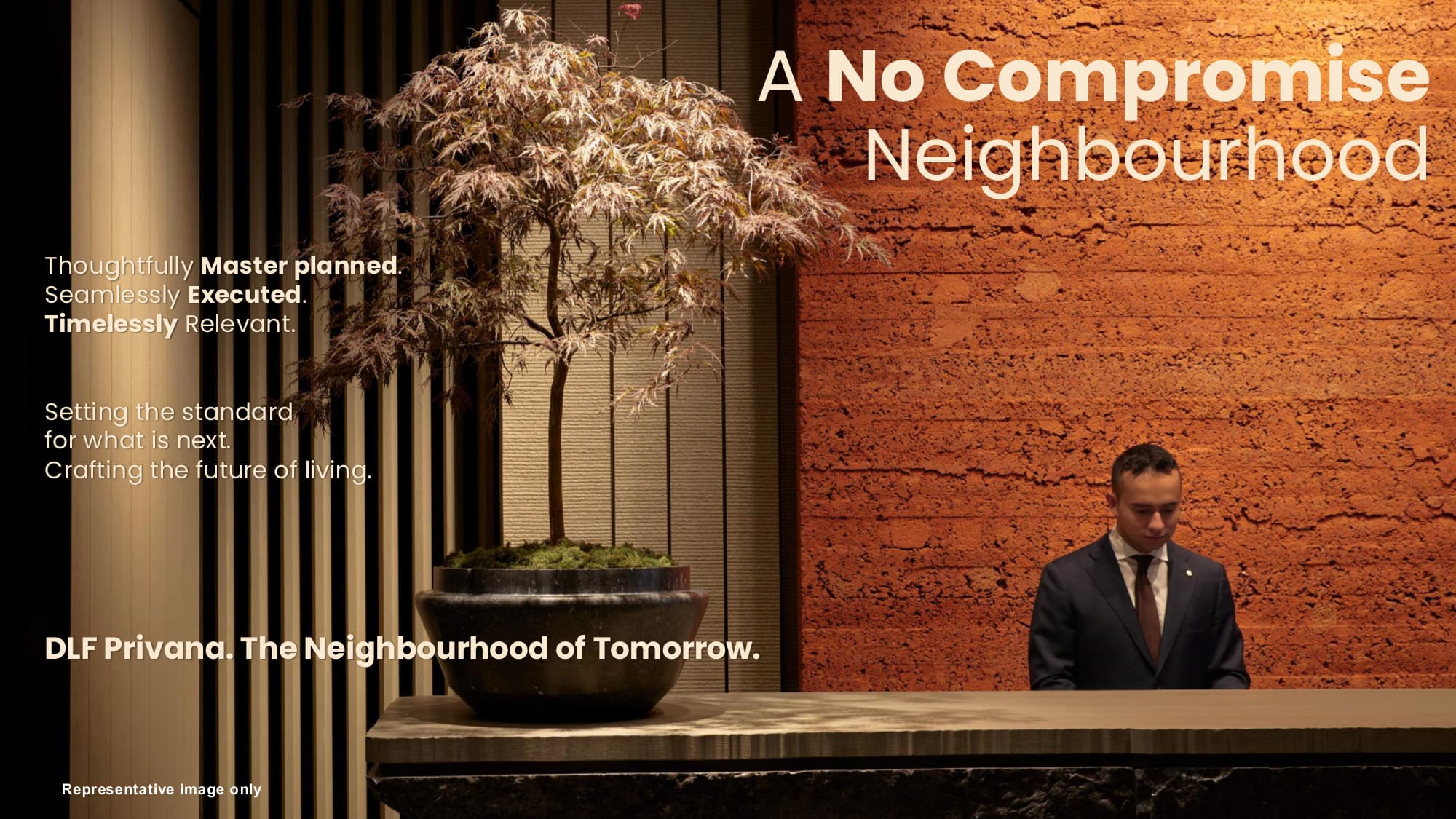 A No Compromise Neighbourhood - Lobby & Reception — DLF Privana North