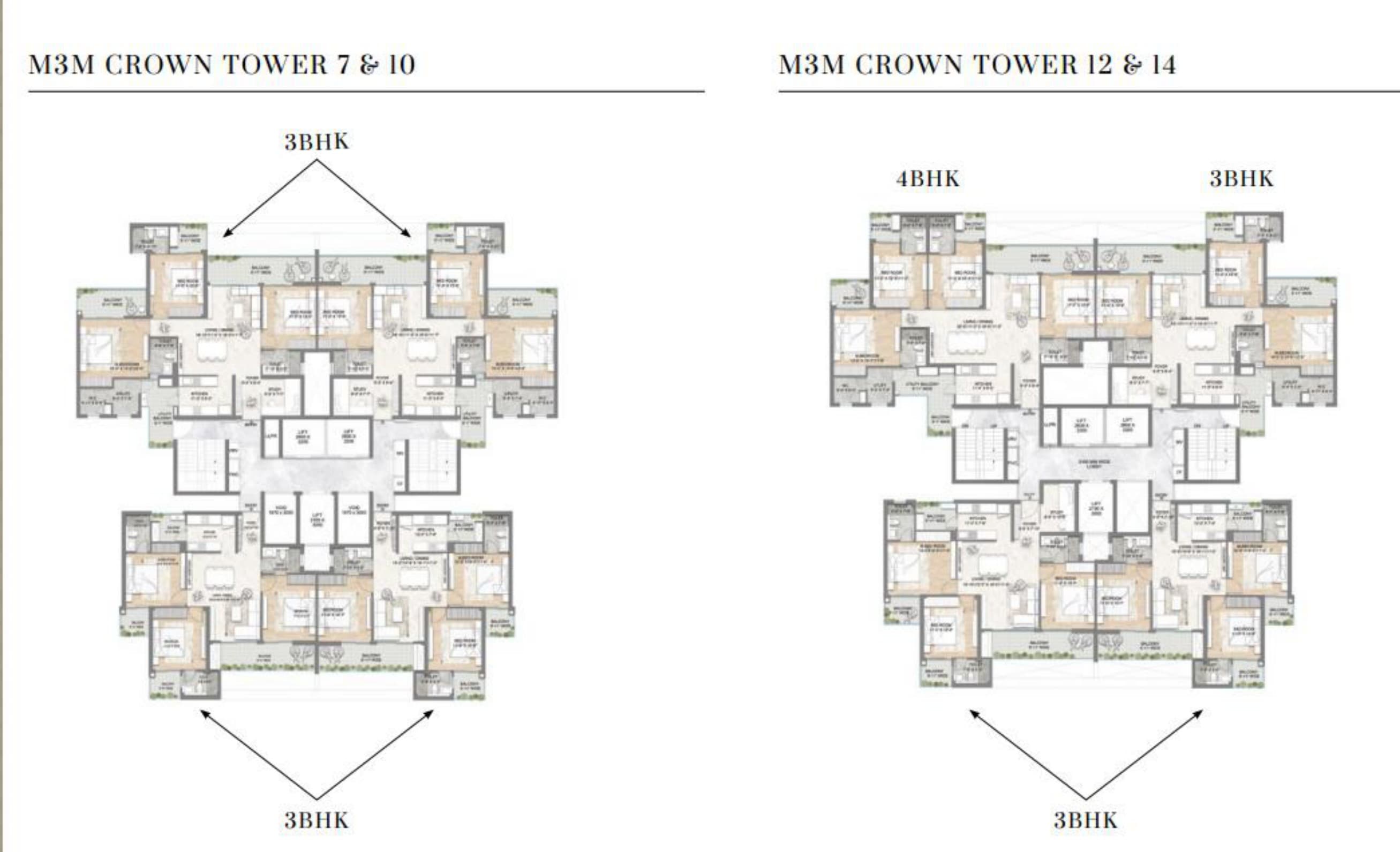 Cluster plan 3 — as printed in the brochure
