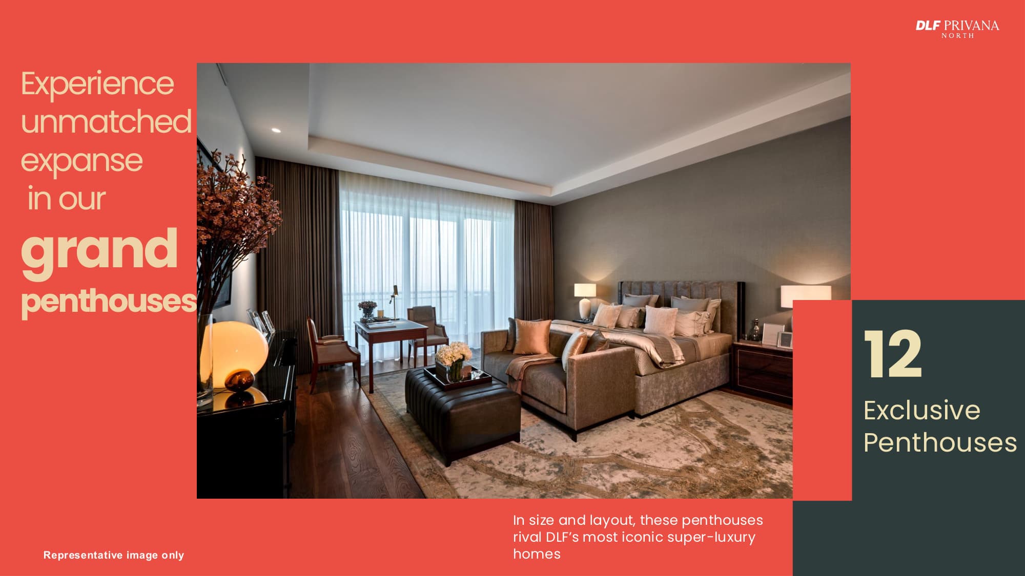 Experience unmatched expanse in our grand penthouses — DLF Privana North