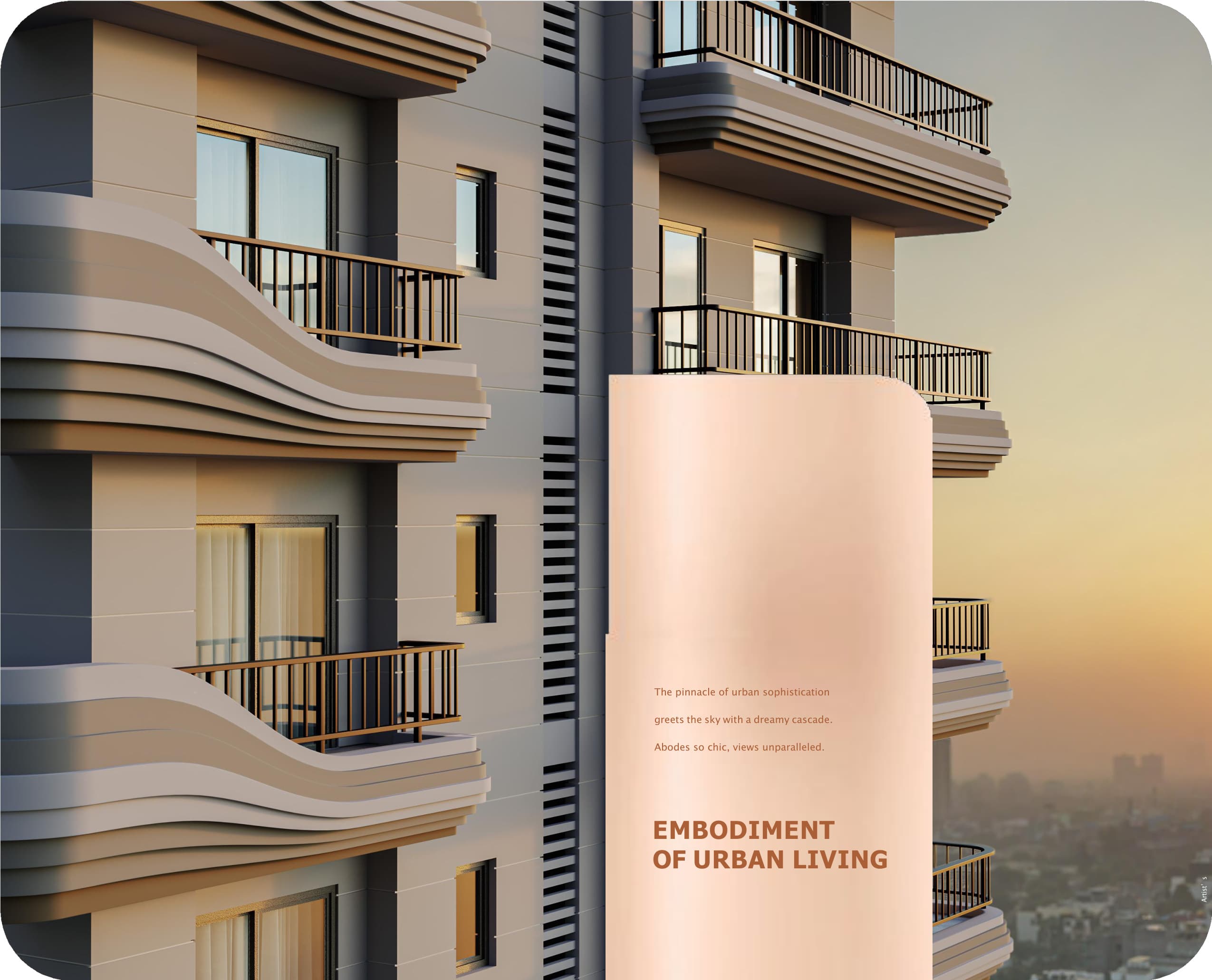Sobha Altus — The pinnacle of urban sophistication — contemporary parametric facade