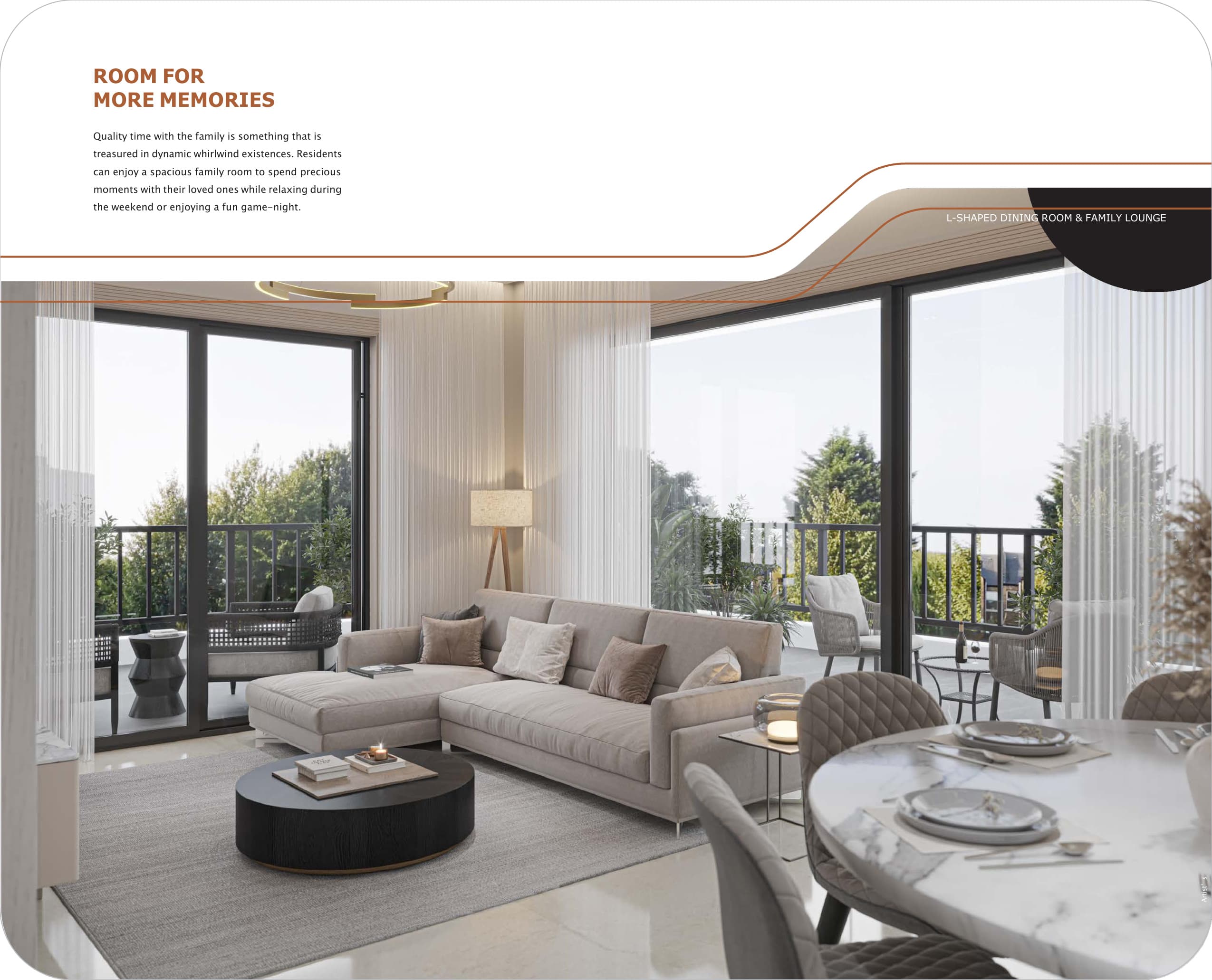 Family Lounge & Dining — Room for more memories — Sobha Altus