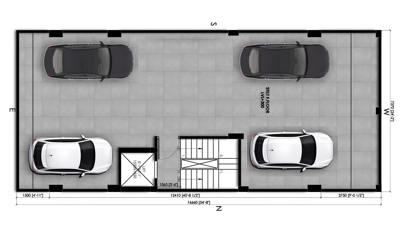 Stilt floor plan — Vienna Greens, Sector 99A, Gurugram